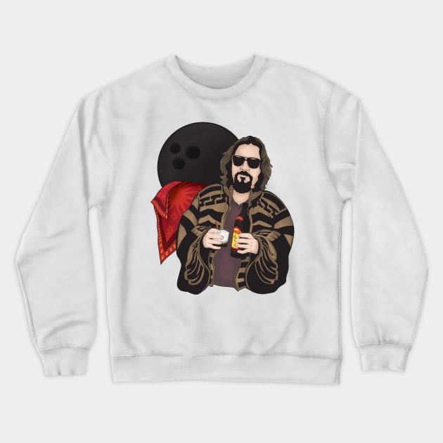 Big Lebowski Big Trouble in Little China Mashup Crewneck Sweatshirt by markitzero